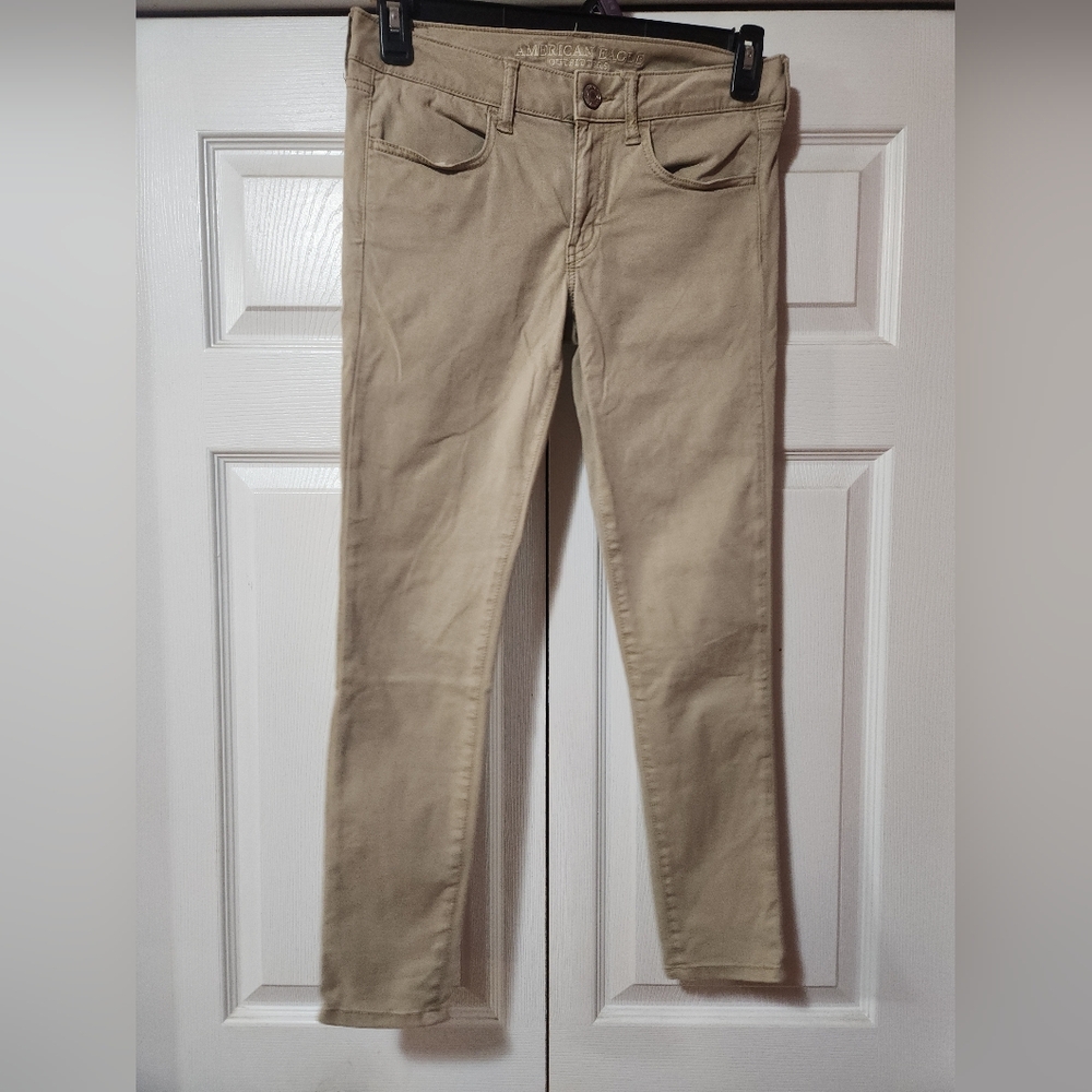 American Eagle Outfitters Beige Super Stretch Pants